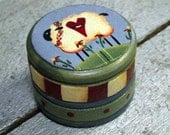Sheep Mini Trinket Box