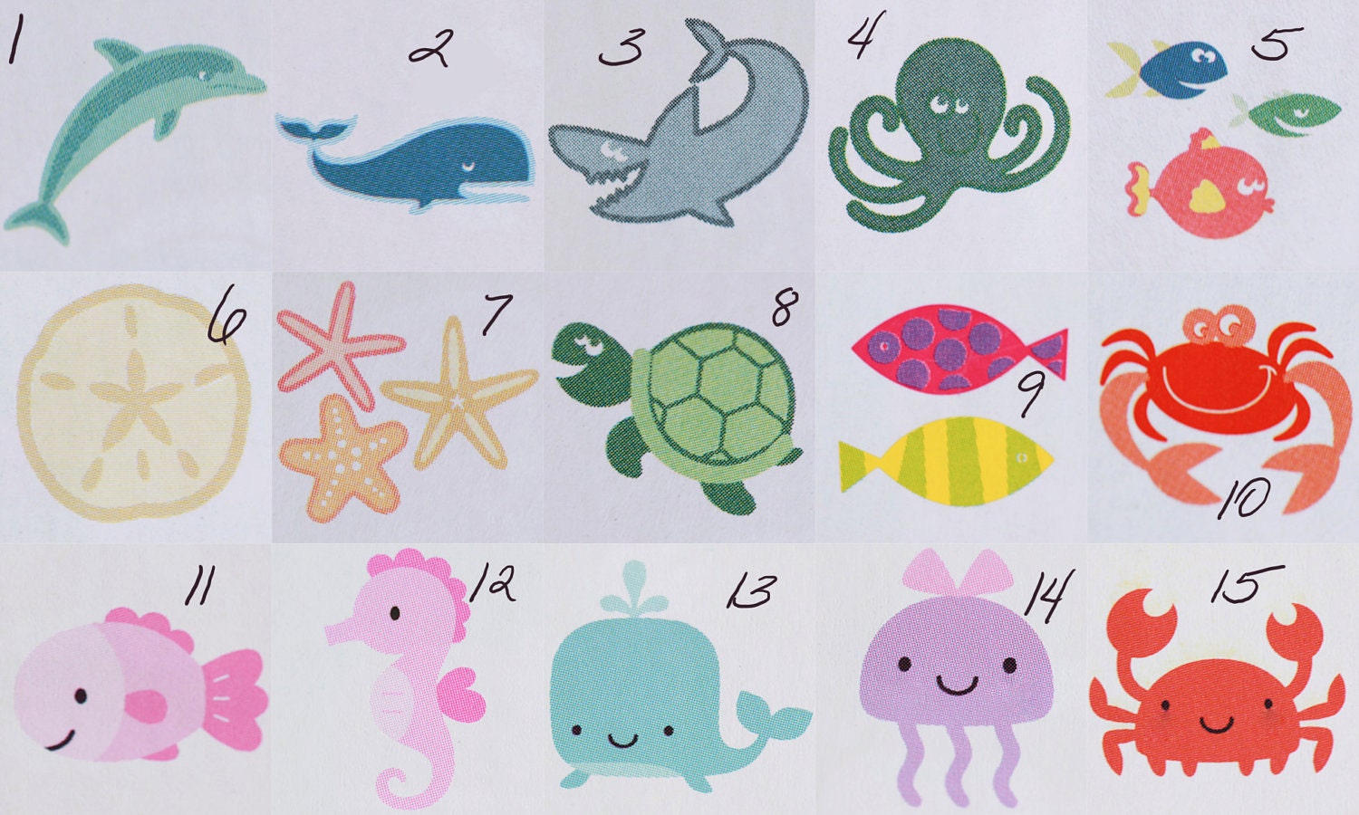 Sea Animals Medium Mobile