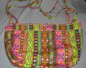 Market Shopping Tote Bag Purse Fabric Carry On Large Reusable Handbag Grocery Kitchen Double Strap Lined Fruit Abstract Floral