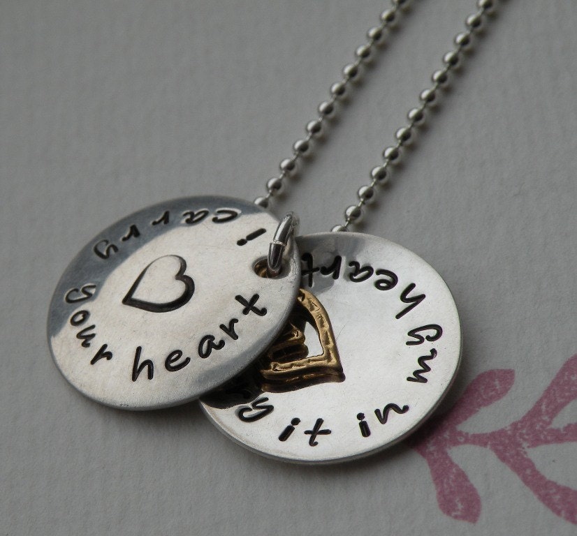 I Carry Your Heart Locket Necklace