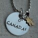O Canada Gold Maple Leaf Necklace