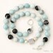 Amazonite Necklace Sterling Silver