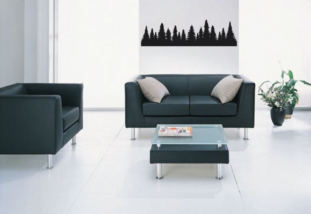 Forrest -- Vinyl Wall Art -- 26 x 8