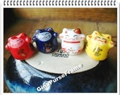 4pieces- Fortune cat Decoration China bead for purse bag nacklace making (bag purse metal frame)
