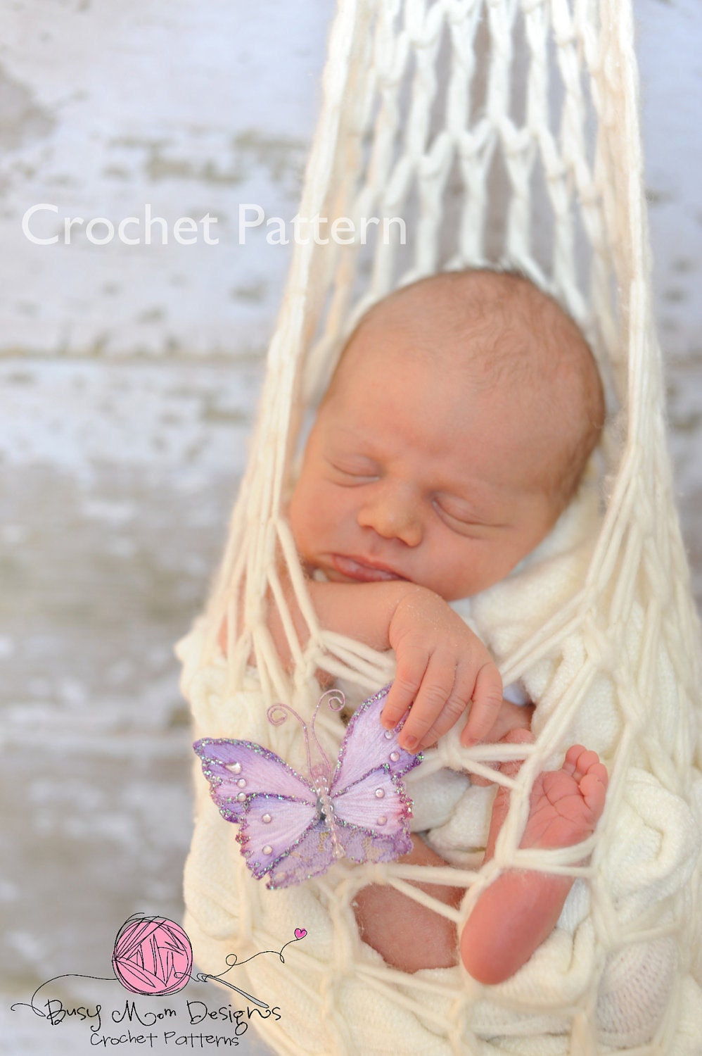 CROCHET PATTERN - Stork Pouch Hanging Pod -- Great Beginner Pattern -- Quick and Easy to Make - PDF 401 - Sell what you Make