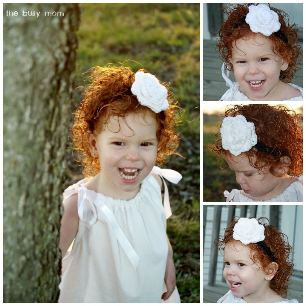 CROCHET Headband PATTERN - "Elegance" - All sizes included - Beginner - PDF 301 - Sell what you Make