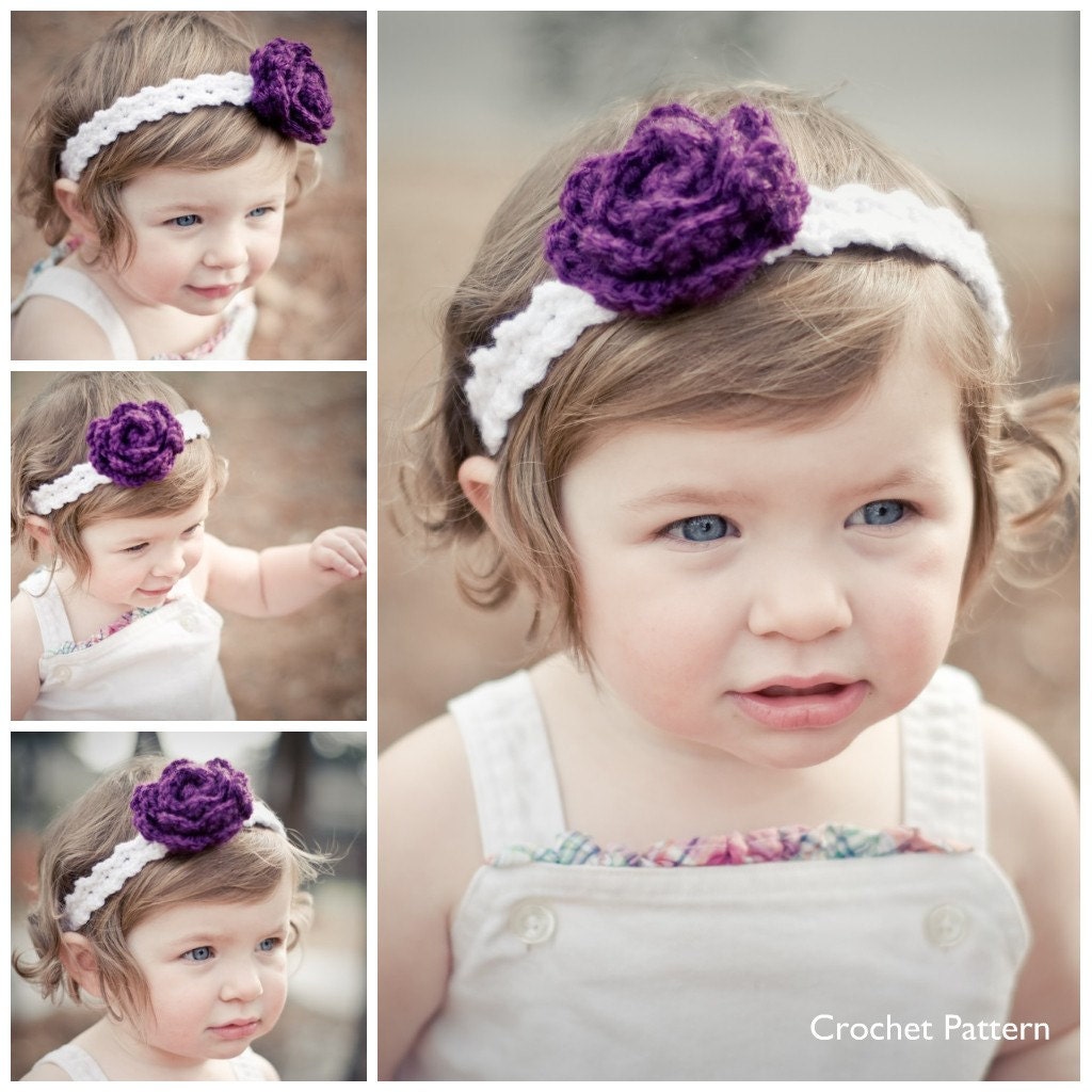 CROCHET Headband PATTERN - "Elegance" - All sizes included - Beginner - PDF 301 - Sell what you Make
