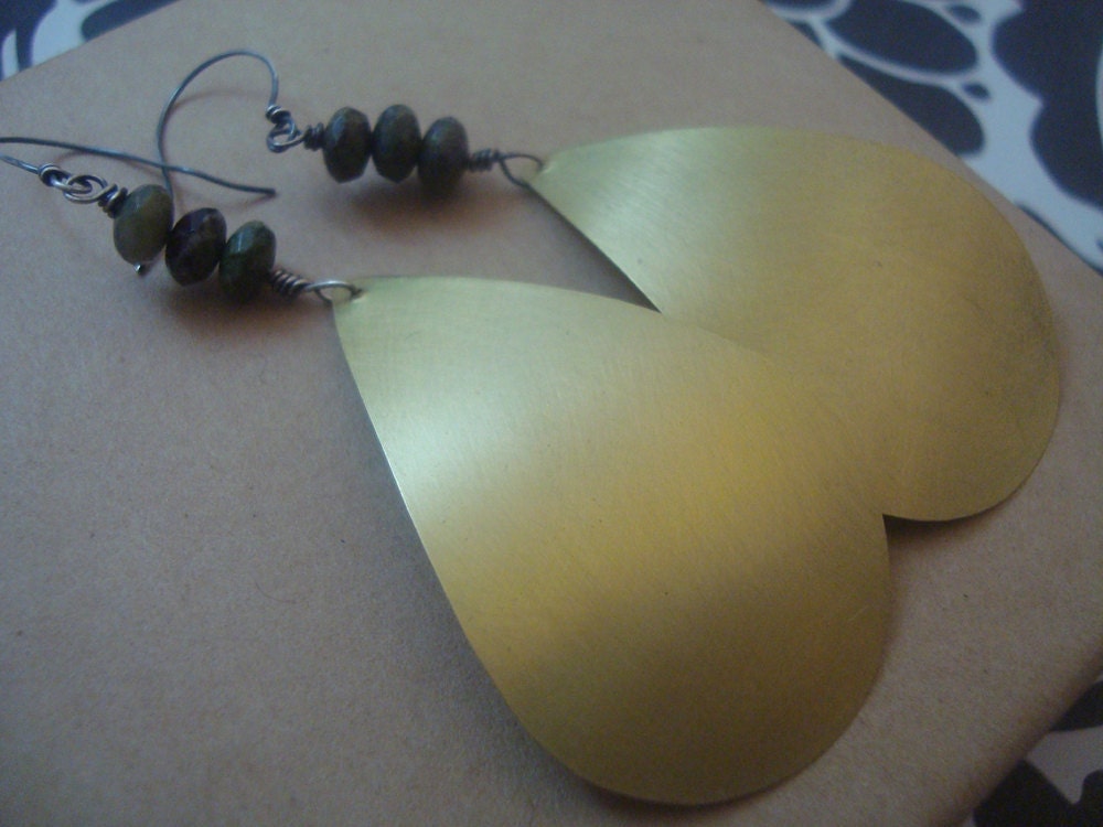 Brass Rain and Jade