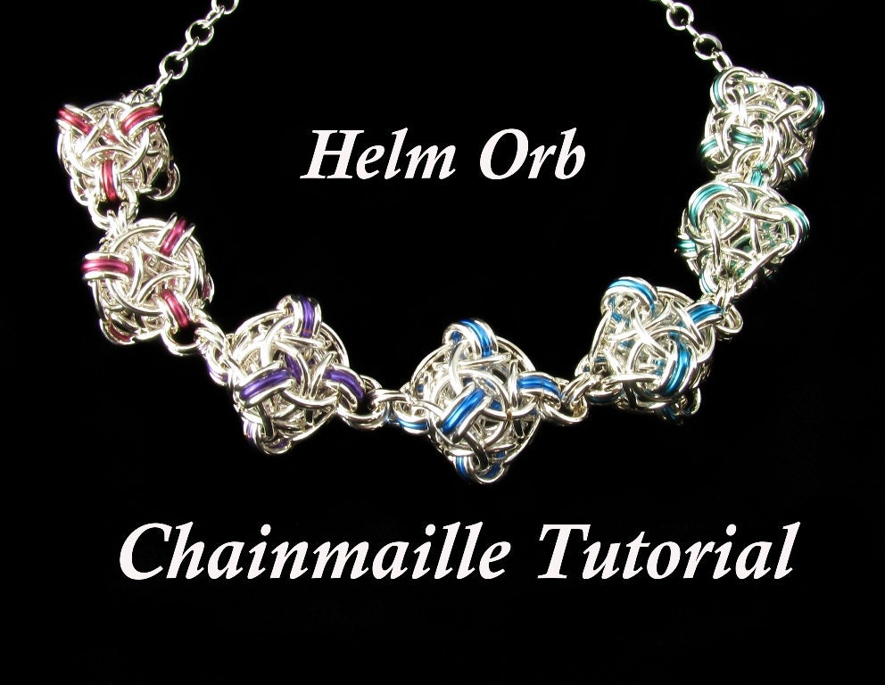 Chainmaille Tutorial for Helm Orb PDF Instructions Only