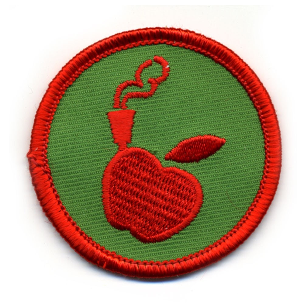 Apple Bong Badge