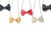 5 Bow Necklace for Bridal and Baby Shower Favors - Wedding Bridesmaids Accessories - Party Gifts - 5 Custom Pieces