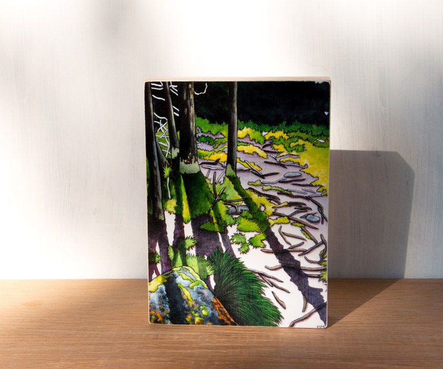 Camping Art Block - 'Tower Trail', MacGregor Point, hiking, nature trails