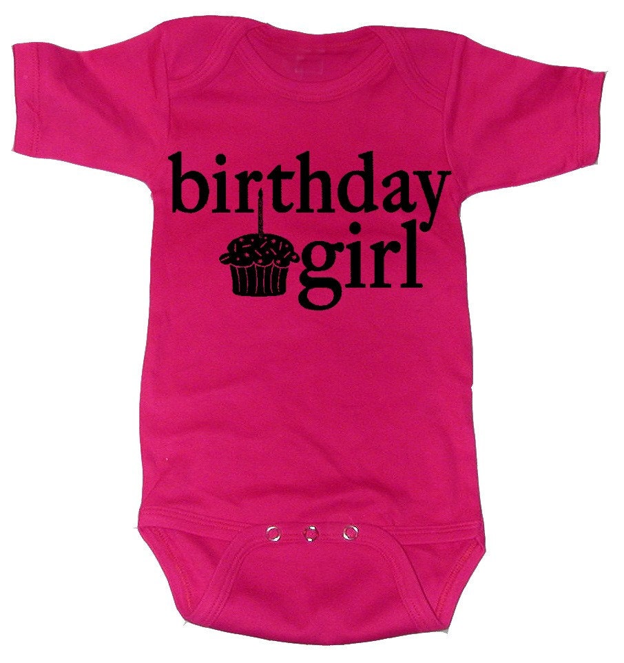 Birthday Girl T-Shirt, Onesie or Pillow for Baby, Child, Youth or Adult - You Choose Colors