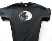 Dead Moon T shirt screen print  black short sleeve