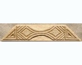 Oshiwa Carved Wood Printing Stamp, African Design, 9.25''x 2.5'', Item 6-1-115