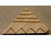 Oshiwa Carved Wood Printing Stamp, African Design, 2.75''x 1.5'', Item 18-7-37