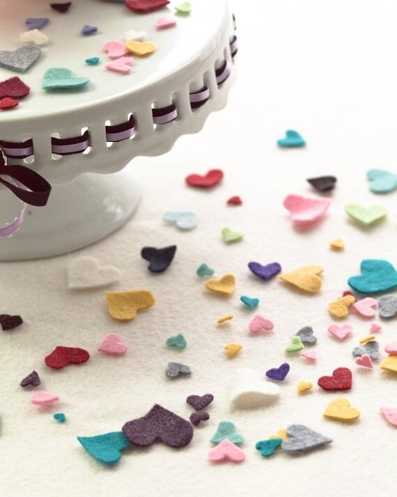 Felt Heart Confetti