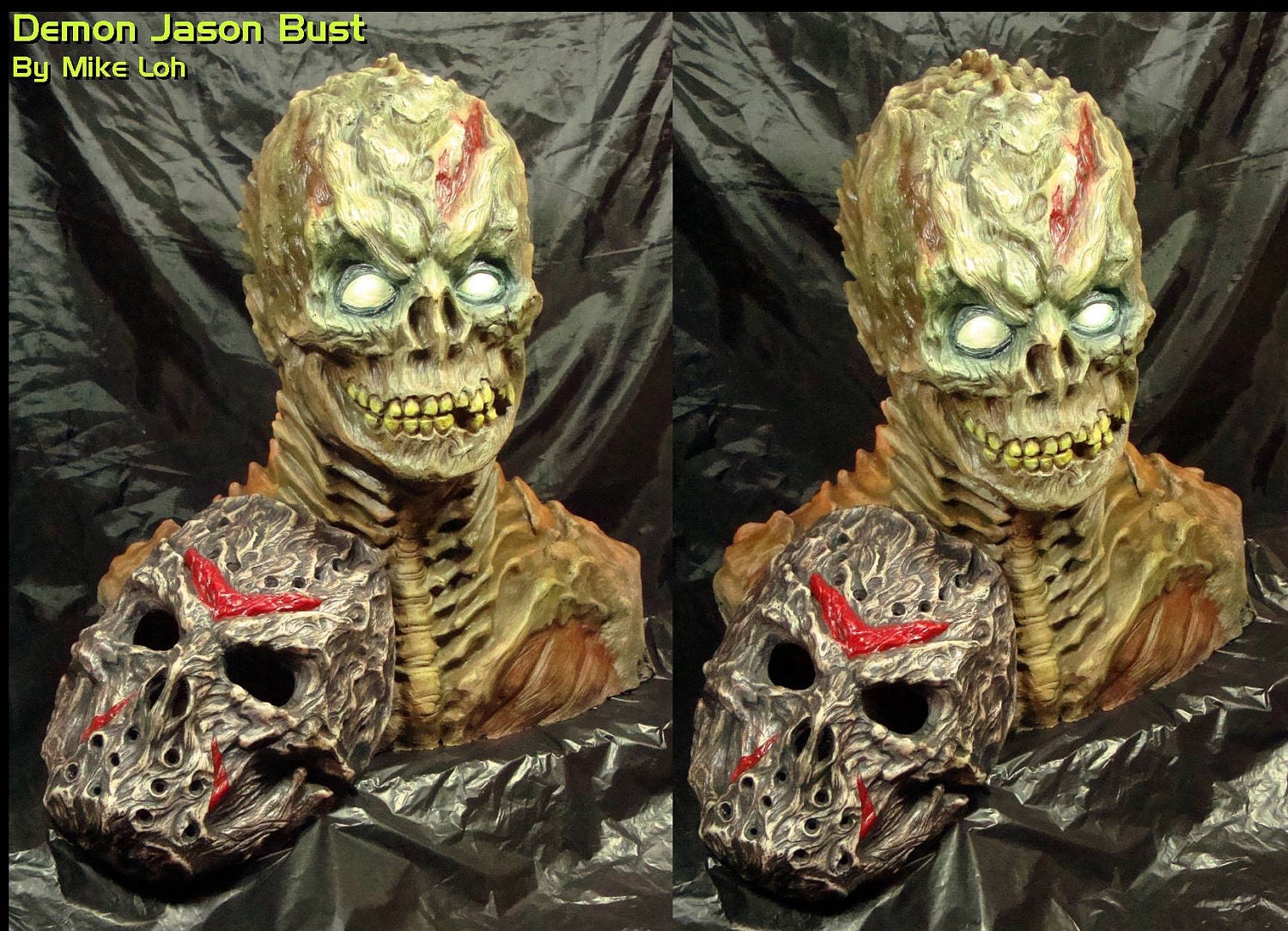 Demon Jason Mask Bust