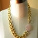 Mari Rose Pink Quartz Necklace