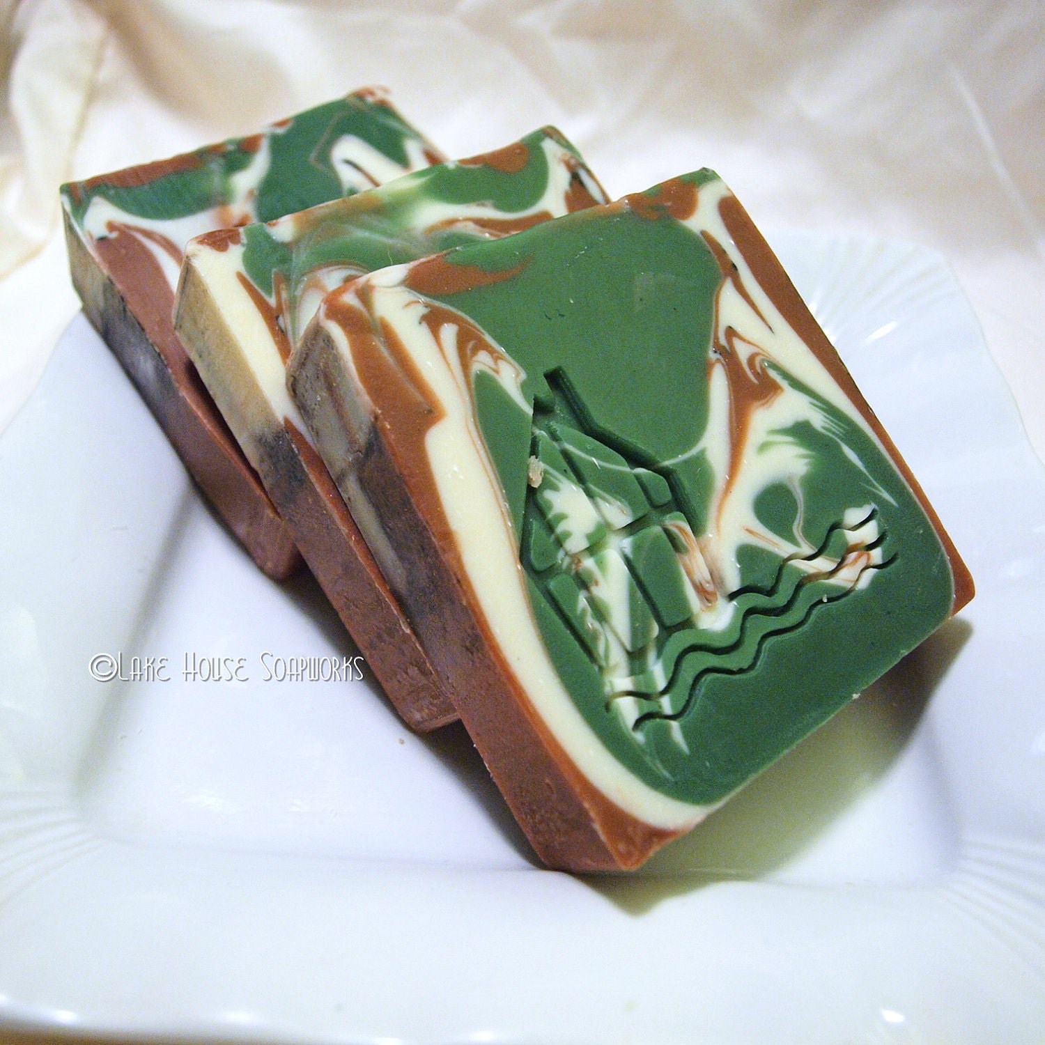 Cedar Grove - Sweetgrass, Sage and Cedar Scented Cold Process Soap - Man Soap - Father's Day Gift Idea