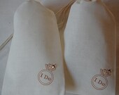50 I Do Wedding Organic Muslin Cotton Favor Gift Bags - Great for Weddings, Parties, Bridal Showers 4x6 Il_170x135