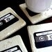 Coasters Mix Tape (set of four Italian stone coasters)