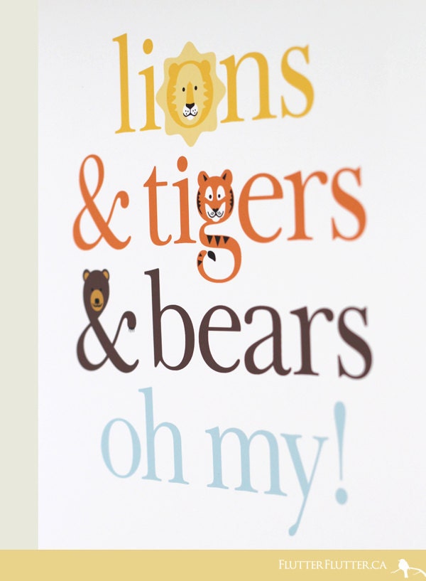 8.5 x 11 Typographic Art Print
