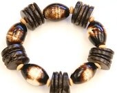 Horn and coconut bracelet