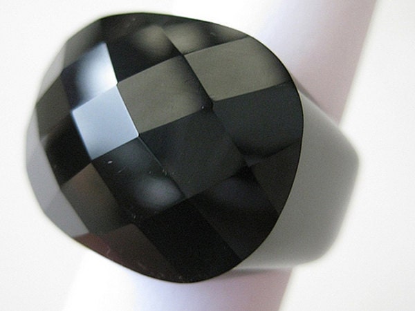Black Onyx Cocktail Ring