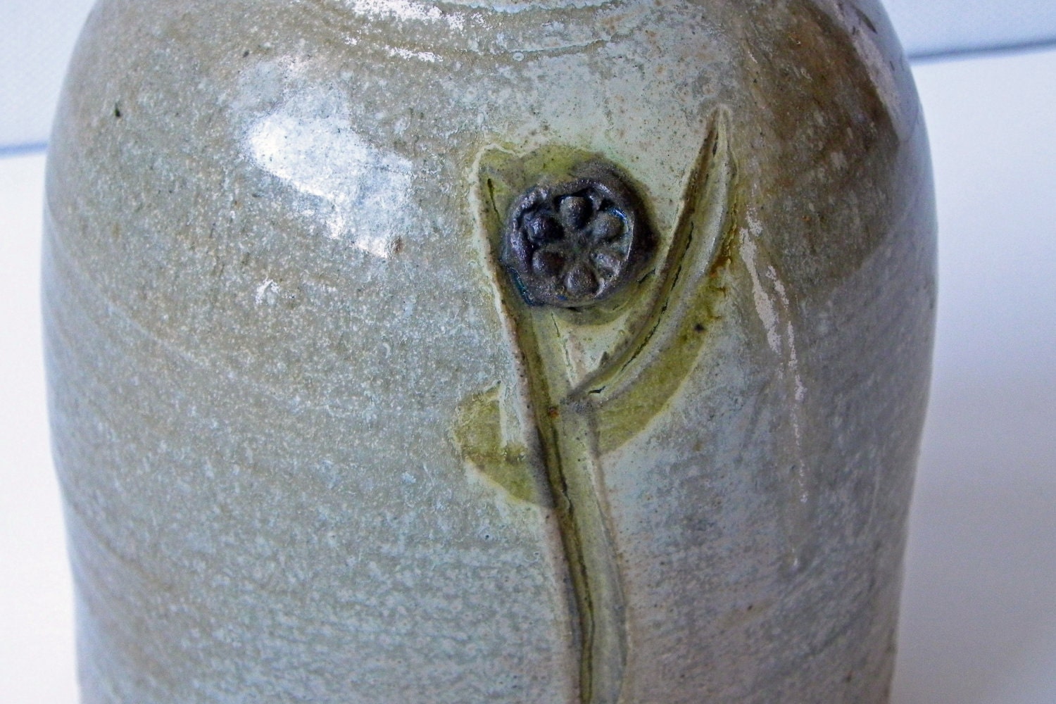 Vintage Stoneware Vase Signed Handmade California Pottery on Etsy by EdibleComplex