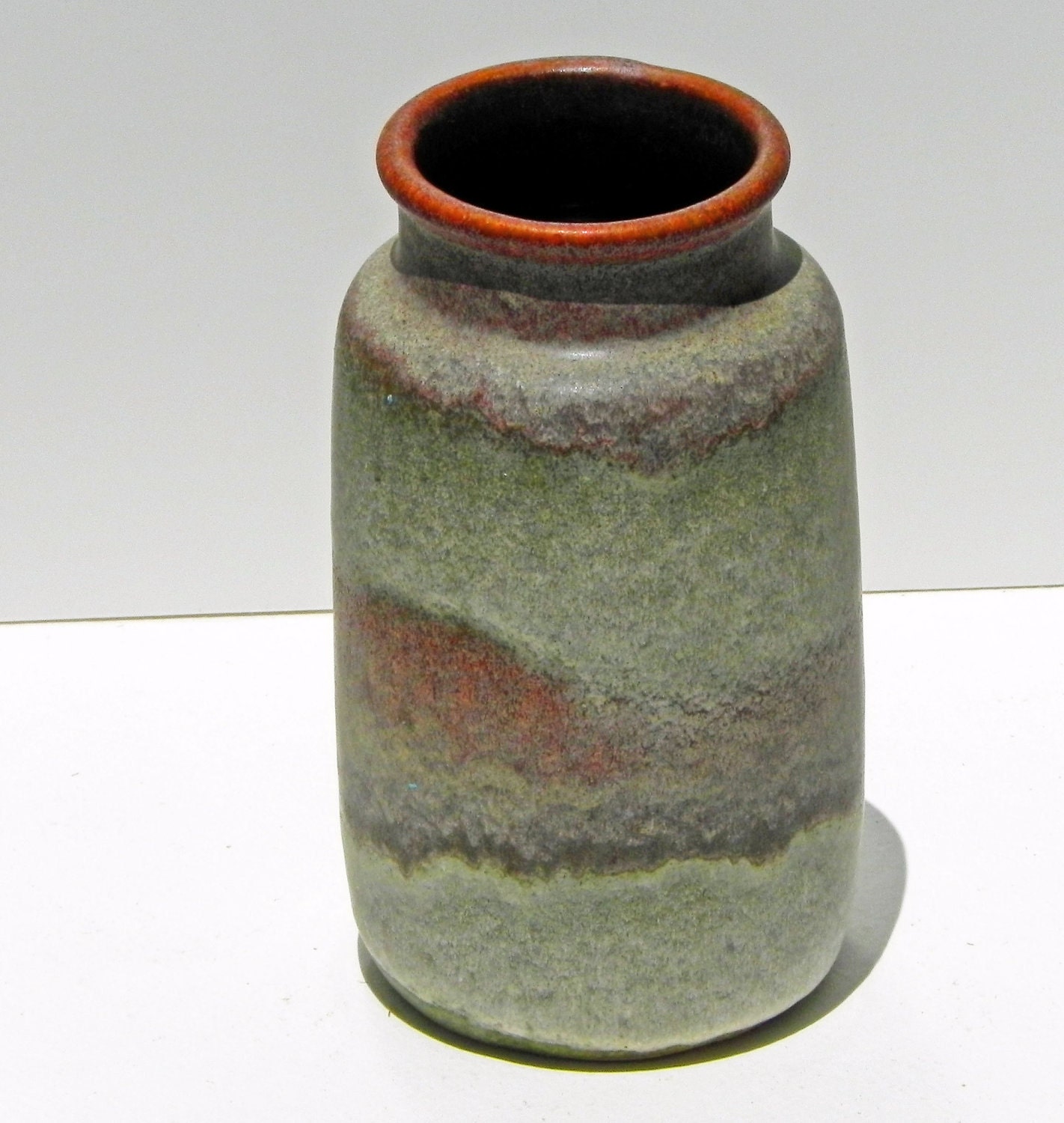 Mid Century West German Fat Lava Scheurich Vase on Etsy by EdibleComplex
