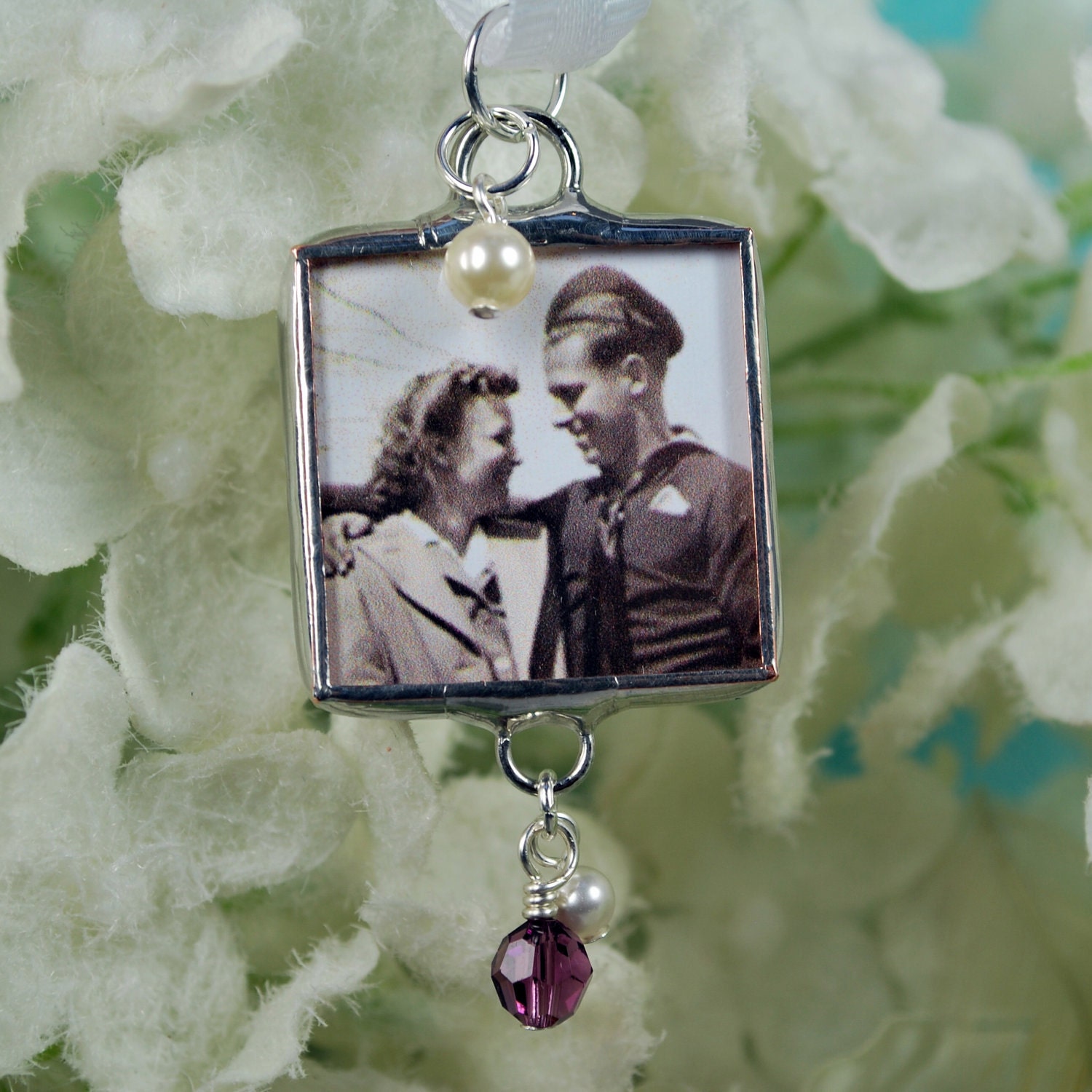 Custom Memorial Wedding Bouquet Charm Personalized Wedding Accessories