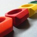 PREMADE Crayon Rings Set of 4 - Choose from Size: Kids, 5, 6, 7, 8 - You Choose Colors