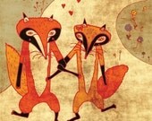 foxes in love
