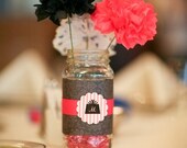 Paris Party Tags and Labels for a Shower, or Bachelorette Party by FLIPAWOO - Customized Printable File
