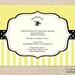 Bee-Themed Shower, Brunch or Birthday Party Invitation by FLIPAWOO  - Customized Printable File