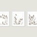 Birds on Tree - Digital Print Set - Taupe Neutral Muted Color - Modern Home Decor- Woodland - Room Decorating Ideas