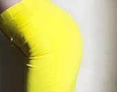 RESERVED - Bright Yellow 80ies fitting trousers - MagpiesShop