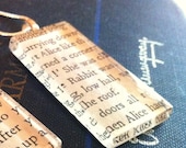 Rectangle Vintage Book Necklace