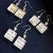 Vintage Book Earrings