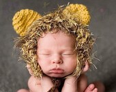 Leo the Lion - crocheted Lion hat - All sizes available - Perfect for photo props, Christmas, costumes, or baby shower gifts