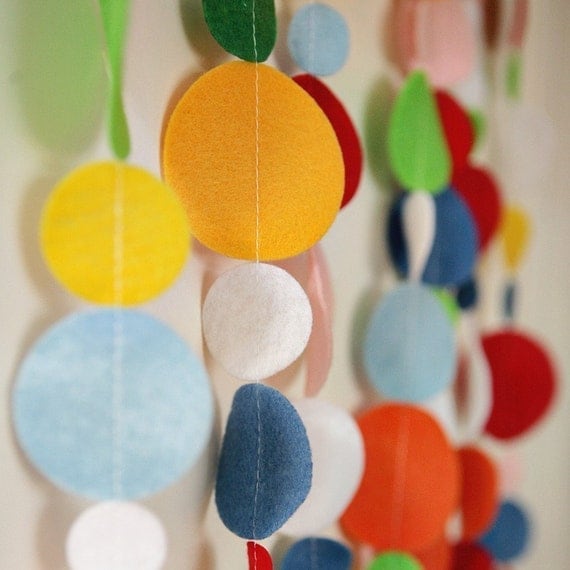 Fun Felt Garland - Multi Color - 20 ft