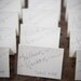 Wedding Name Place, Table, or Escort Cards, Shabby Chic Wedding, All Colors: Vintage Romantic Wedding Swirly Sideways Font