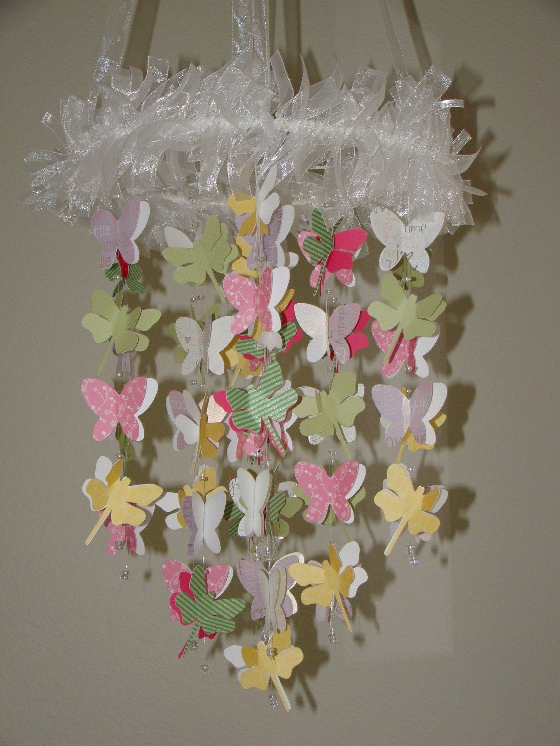 Sweet Butterfly Dragonfly Baby Mobile