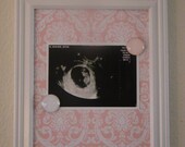 Beautiful Magnetic Memo Board with 2 coordinating magnets