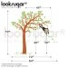 Tree Wall Decal - Monkey Tree Wall Decal w/ personalized decal - 0054