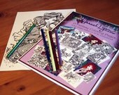 Vol 1 Fantasy Coloring Pages Pack Volume 1 Mermaid Fairy Art by Hannah Lynn