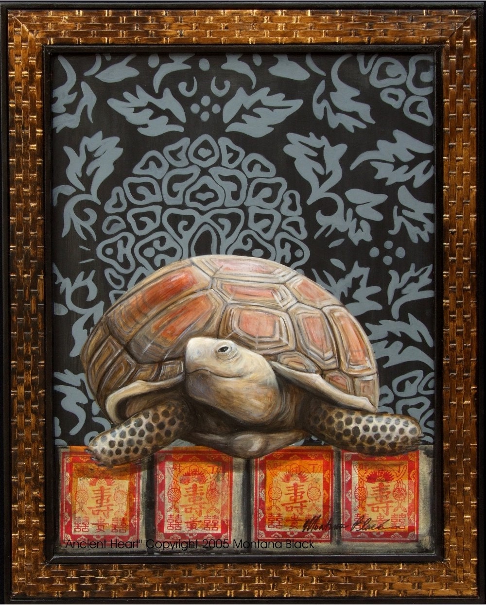 Tortoise Fine Art Print "Ancient Heart" 16 x 20