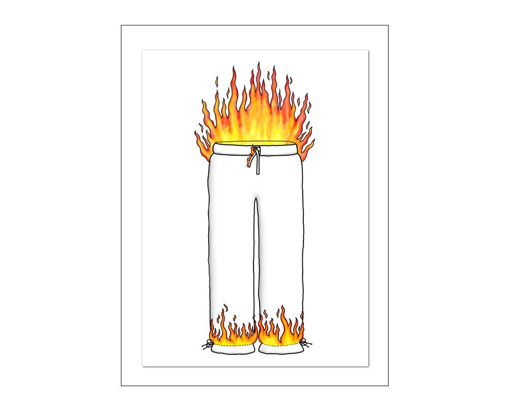 Identifying Satan's Yoga Pants - Greeting Card