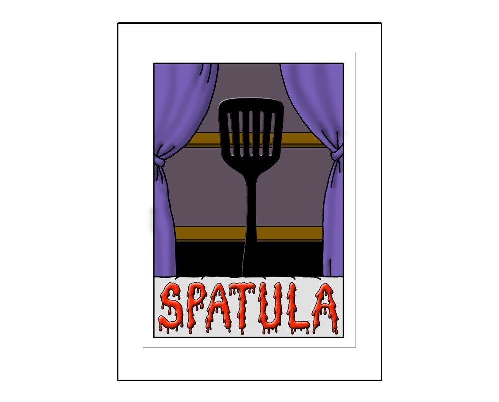 Spatula - Greeting Card